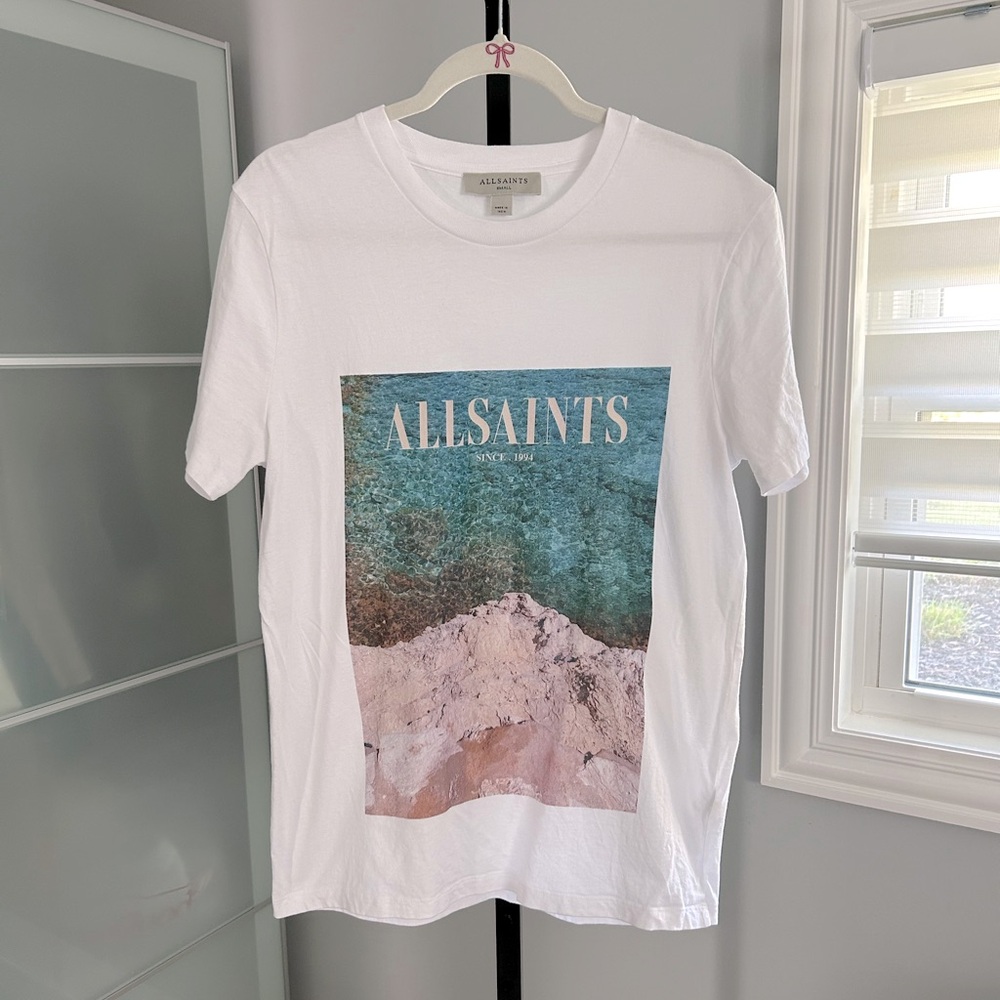 ALLSAINTS Roni Grace Graphic Cotton T-Shirt - Picture 2 of 3